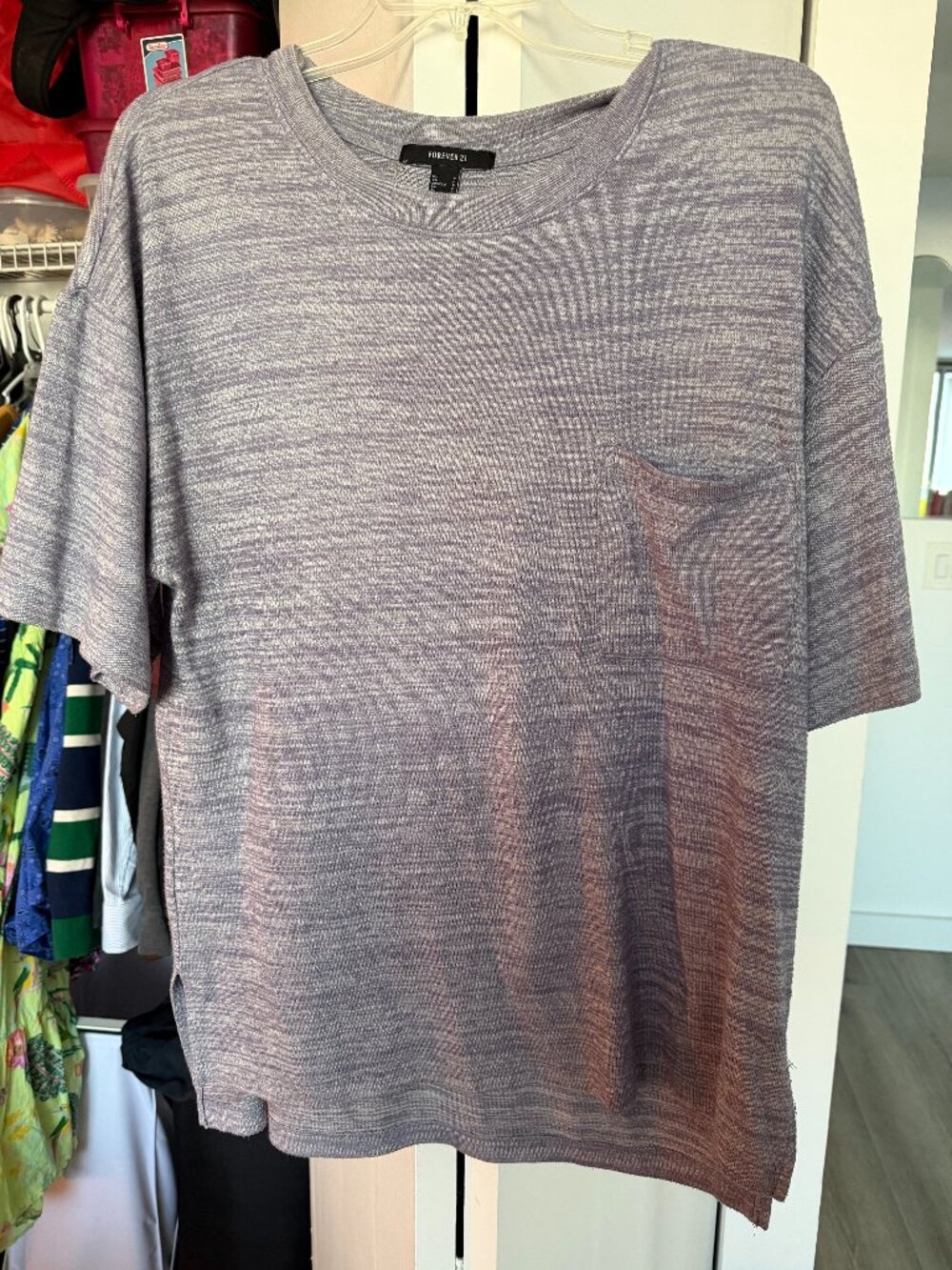Forever 21 Soft Tee Periwinkle - Size S